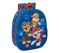 Paw Patrol Schulrucksack mit 3D-Design, ideal für Kinder verschiedener Altersgruppen, bequem und vielseitig, Qualität und Widerstandsfähigkeit, 27 x 10 x 33 cm