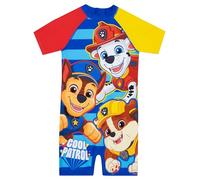 PAW PATROL Schwimmanzug Jungen | Rubble Marshall und Chase Badeanzug Jungen | Neoprenanzug Kinder | Blauw 128