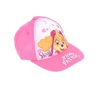 Paw Patrol Skye Basecap für Kinder Gr. 52-54 - Mädchen Mütze in Pink mit Herzchen-Motiv - Verstellbare Cap aus Polyester - Ideal für Sommer & Freizeit, Farbe: Rosa, Bekleidungsgröße: 54
