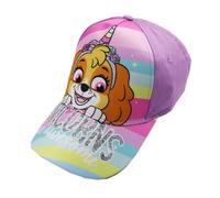 Paw Patrol Skye Einhorn Basecap Kinder Mädchen Mütze - Größe 52-54 cm - Lila oder Rosa - Sonnenschutz Cap - Einhorn-Design - Offiziell lizenziert, Farbe: Lila, Bekleidungsgröße: 52