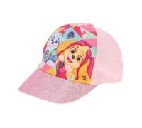 Paw Patrol Skye & Everest Mädchen Basecap - Glitzer Baseball Kappe für Kinder & Babys - Offizielles Lizenzprodukt - Größe 51-53 cm - Rosa oder Pink, Farbe: Rosa, Bekleidungsgröße: 53