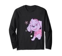Paw Patrol Skye Pastel Sketch With Star Accents Langarmshirt