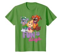 Paw Patrol - Skye Rocky Zuma Fun Days T-Shirt, Kinder, Hellgrün, 128