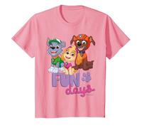 Paw Patrol - Skye Rocky Zuma Fun Days T-Shirt, Kinder, Rosa, 92