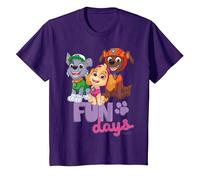 Paw Patrol - Skye Rocky Zuma Fun Days T-Shirt, Kinder, Violett, 98