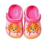 Paw Patrol Skye Rosa Clogs für Mädchen Slippers Kinder Sandalen Pantoletten Hausschuhe Gartenschuhe rutschfest Strandschuhe Gr. 22-31 (rosa, EU Schuhgrößensystem, Grundschulkind, Numerisch, M, 29)