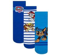 PAW PATROL Socken 3er-Pack Jungen, Chase Marshall & Rubble Kinder Socken 31-36cm