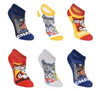 PAW PATROL Socken Jungen 6er Set - Sneaker Socken Gr. 31-34 - Chase, Marshall & Rubble - Offizieller Lizenzartikel