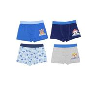 Paw Patrol Spiderman Jungen 4er Pack Boxershorts Unterhosen -2er Unterhemd mit Paw Patrol Motiven Underwears Kinder 98-128 cm (DE/NL/SE/PL, Numerisch, 122, 128, Regular, Blau-4er)