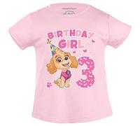 Paw Patrol T-Shirt Mädchen Skye Birthday Girl 3 Jahre Geburtstag Mädchen Tshirt 104 Rosa
