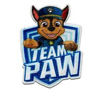 PAW PATROL Aufnäher Bügelbild, Aufbügler, Applikationen, Patches, Flicken, zum aufbügeln, Polyester, Team Paw Chase