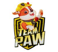 PAW PATROL Aufnäher, Polyester, © Team Paw Rubble - Aufnäher / Bügelbild /Aufbügler / Applikationen / zum aufbügeln / Applikation / Patches / Flicken