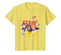 Paw Patrol Team Paw T-Shirt, Kinder, Gelb, 98