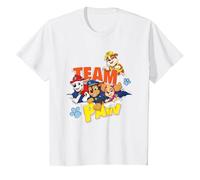 Paw Patrol Team Paw T-Shirt, Kinder, Weiß, 152