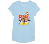 Paw Patrol Team Paw T-Shirt, Mädchen, Himmelblau, M