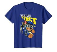 PAW Patrol: The Mighty Movie Chase Flying T-Shirt, Kinder, Königsblau, 140