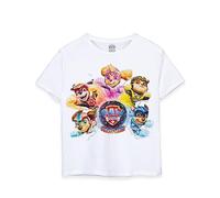 PAW PATROL The Mighty Movie Jungen Weißes T-Shirt | Mach mit beim Superhelden-Abenteuer | Authentisches Merchandise mächtige Welpen