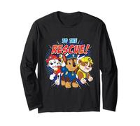 Paw Patrol to The Rescue! DREI Charaktere Langarmshirt