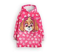 Paw Patrol Tragbare Decke für Patrouillenmädchen | Skye der Helikopter-Welpe für Kinder, Fleece-Hoodie mit Allover-Print | Rosa Schwerer Kuschel-Kapuzenpullover