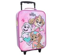 PAW PATROL Trolley für Mädchen ab 2 Jahren, 47 x 31 x 13 cm, Griff 76 cm, Innenmaß 40 x 30 x 10 cm, 12 Liter