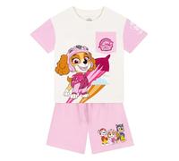 PAW PATROL Tshirt Und Shorts | Skye T Shirt Mädchen Baumwolle | Skye T Shirt Kinder Und Shorts Für Mädchen | Rosa 110