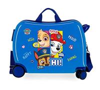 PAW PATROL Unisex Kinder La Patrulla Canina Be Happy Kinderkoffer, Dunkelblau, 50x39x20 cm
