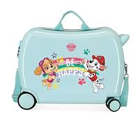 PAW PATROL Unisex Kinder La Patrulla Canina Be Happy Kinderkoffer, Türkis, 50x39x20 cm