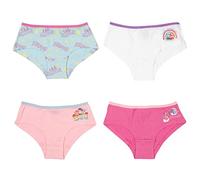 Paw Patrol - Unterhose für Mädchen Kinder Panty Slip Unterwäsche Mehrfarbig Bunt (4er Pack) (as3, Numeric, Numeric_110, Numeric_116, Regular, 110-116)