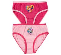 Paw Patrol Unterhose für Mädchen Kinder Panty Slip Unterwäsche Rosa/Pink (2er Pack) (110)