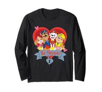 Paw Patrol Valentine's Day Be Happy Heart Group Langarmshirt