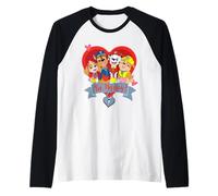 Paw Patrol Valentine's Day Be Happy Heart Group Raglan