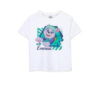 PAW PATROL Weißes T-Shirt für Mädchen | Everest-Charakterdesign | Authentisch Merchandise | Bequemes & stylisches T-Shirt für Schneeentdecker