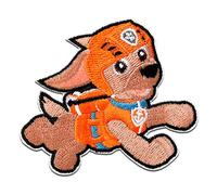 PAW PATROL Aufnäher, Polyester, © Zuma - Aufnäher, Bügelbild, Aufbügler, Applikationen, Patches, Flicken, zum aufbügeln, Größe: 5,8 x 6,6 cm