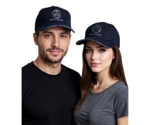 Payable on Death Unisex Metal-Band Trucker-Cap Baseball-Cap mit Logo-Stickerei Baumwoll-Cap Fan-Mütze 2948POD Navy L/XL