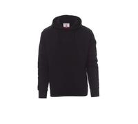 PAYPER Felpa Cappuccio Unisex Nero 4XL