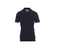 Payper Poloshirt ROME Herren Kurzarm Baumwolle Piqué Ton-in-Ton-Knöpfe Marineblau S