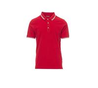 PAYPER Skipper Poloshirt für Herren, rot / weiß, XXXXXL