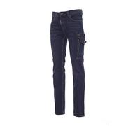 PAYPER West-Herren-Hose, mehrere Taschen, Denim, Stretch, 300 g, gewaschen
