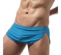 PBHYDK Herren Sides Split Laufshorts Atmungsaktive Sporthose Herren Gyms Fitness Jogginghose G-String Jogging Kurze Hose Badeanzug Mann Herren Bikini