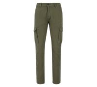 Cargohose PIERRE CARDIN "PC-Cean", Damen, Gr. 38, Länge 32, dusty olive, Web, Obermaterial: 97% Baumwolle, 3% Elasthan, unifarben, bequem lang, Hosen Cargohose, mit hohem Komfort dank Stretch für Allt