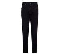 Pierre Cardin Lyon Tapered Fit Jeans schwarz, Used-Look