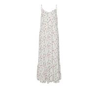 Pieces Tailliertes Freizeitkleid mit Allover-Muster Modell 'FYA' in Weiss, Größe S