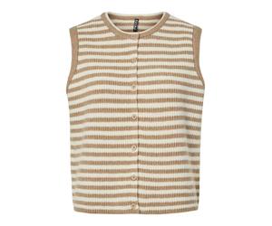 PCMALOU SL O-NECK STRIPE CARDIGAN P XL