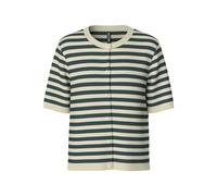 Pcorina Ss Stripe Knit Cardi Pwp Bc