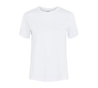 Pieces Regular Fit T-Shirt aus reiner Baumwolle Modell 'RIA' in Weiss, Größe L