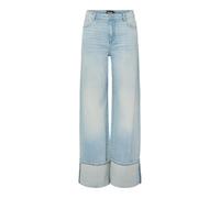 Pcsilke Mw Fold Up Denim Jeans