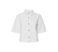 PIECES - PCSKY SS A-SHAPE DENIM TOP NOOS BC Bright White - Gr. - XL