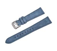 PctkeLsend 18/19/20/22 mm Vintage-Uhrenarmband aus weichem Wildleder mit Schnellverschluss for Damen und Herren, passend for die meisten Uhren mit flacher Öffnung.(Light Blue,20mm)