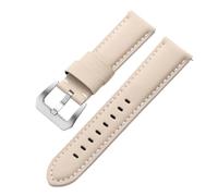 PctkeLsend 20/22/24/26 mm Herren-Uhrenarmband aus Nylon-Canvas, passend for Omega/Blancpain/Panerai(Beige,22mm)