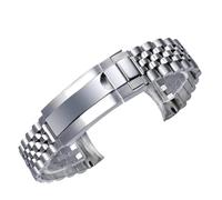 PctkeLsend 20 mm breites Uhrenarmband aus massivem 904er Edelstahl, passend for Rolex/Submariner/GMT/Yacht/Daytona(Fine-tuning buckle)